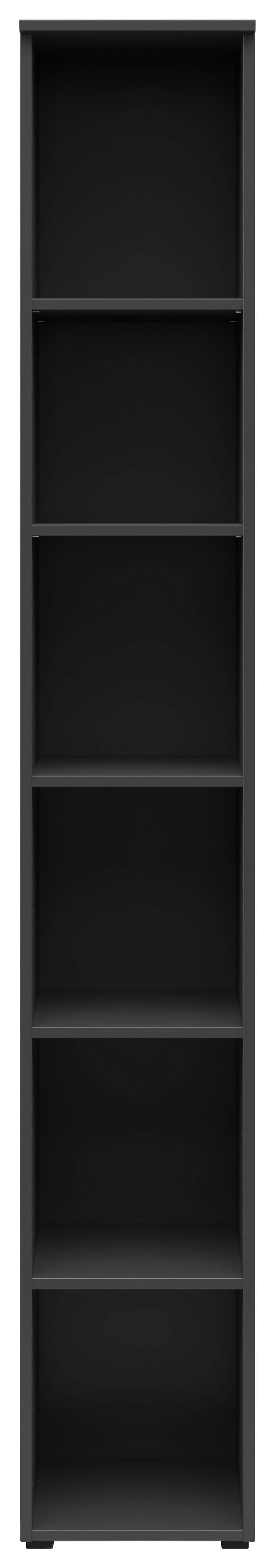 Polc Multistauraum - grafitszürke, Modern, faalapú anyag (30/195/40cm) - Carryhome