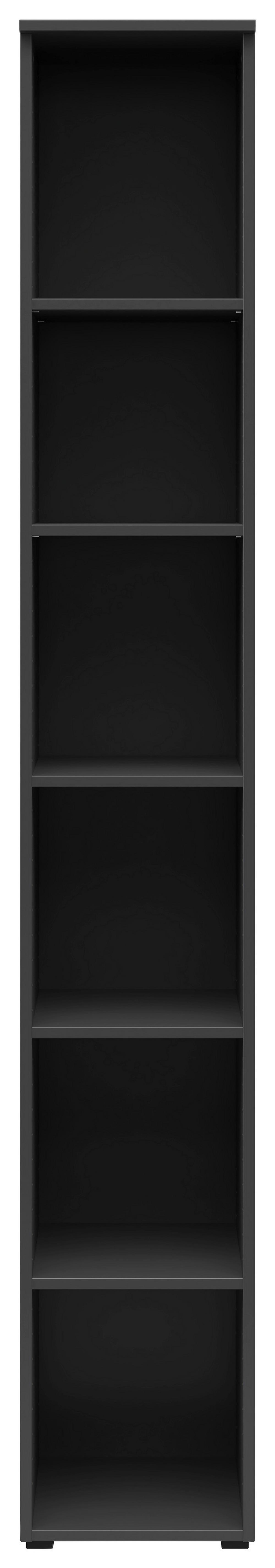 Polc Multistauraum - grafitszürke, Modern, faalapú anyag (30/195/40cm) - Carryhome