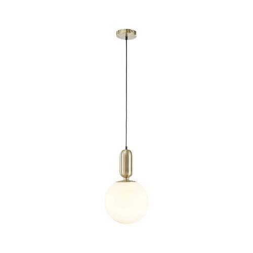 Závesné svietidlo TIANO zlatá - mosadzná, Modern, kov/sklo (25/198cm) - Bessagi Home