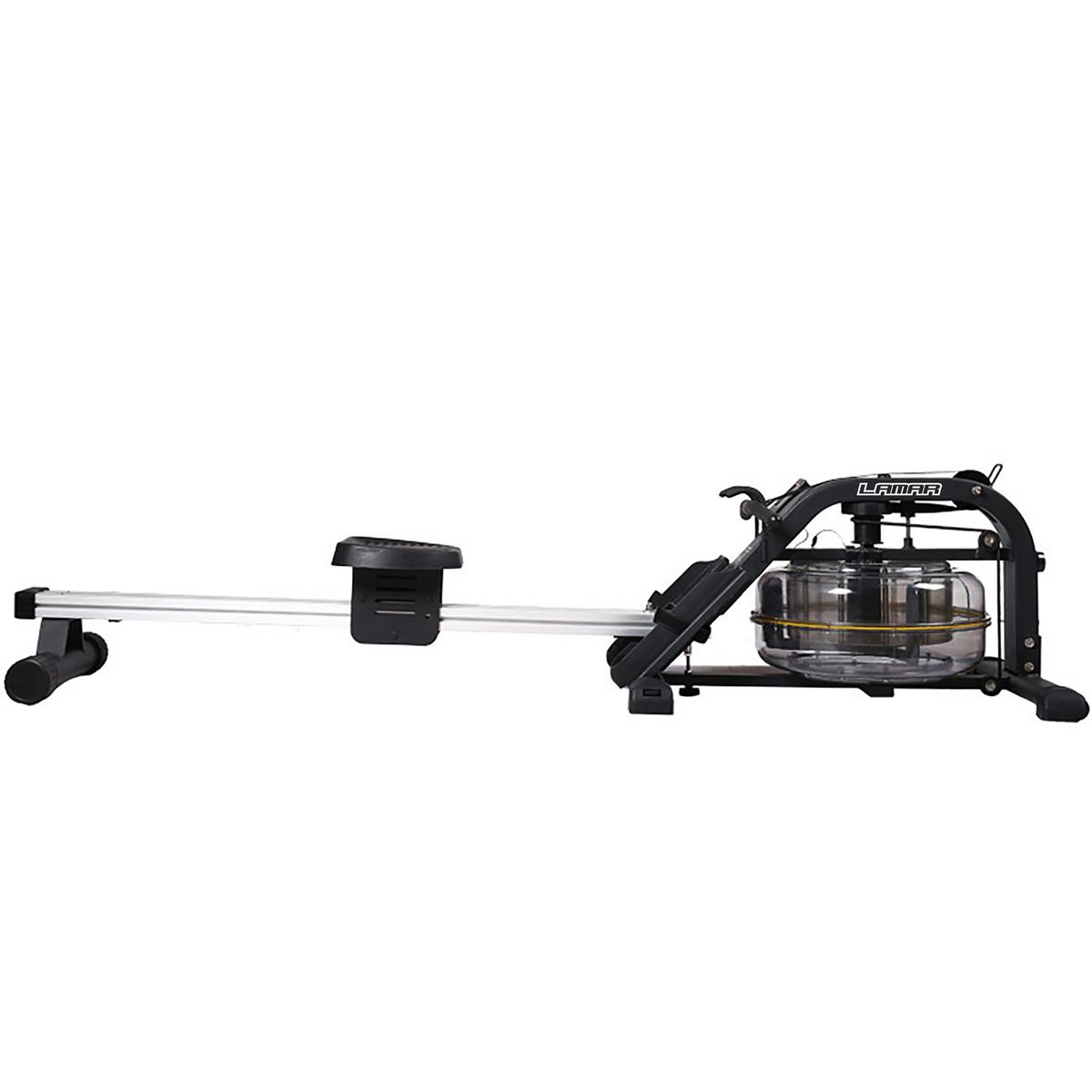 Wasserrudergerät Wrg60vertikal Aufstellbar + Transportrollen - Schwarz/Grau, Basics, Kunststoff/Metall (220/55/50cm)