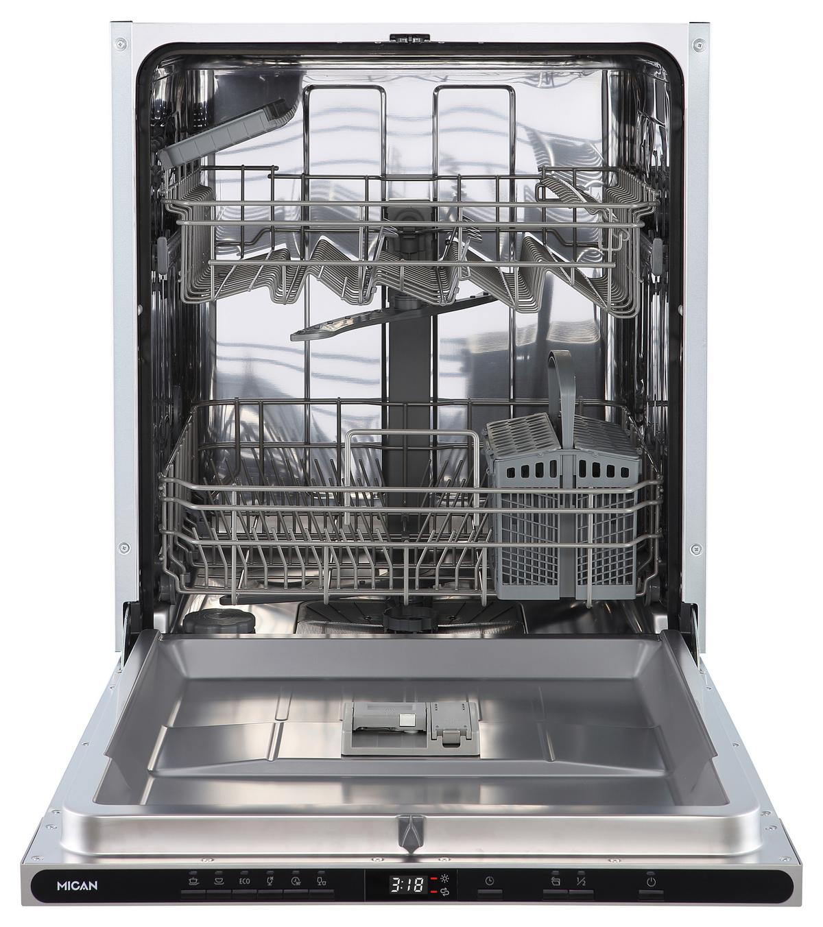 GESCHIRRSPÜLER GSV60DM - Silberfarben, Basics, Kunststoff/Metall (59,8/82/55cm) - Mican