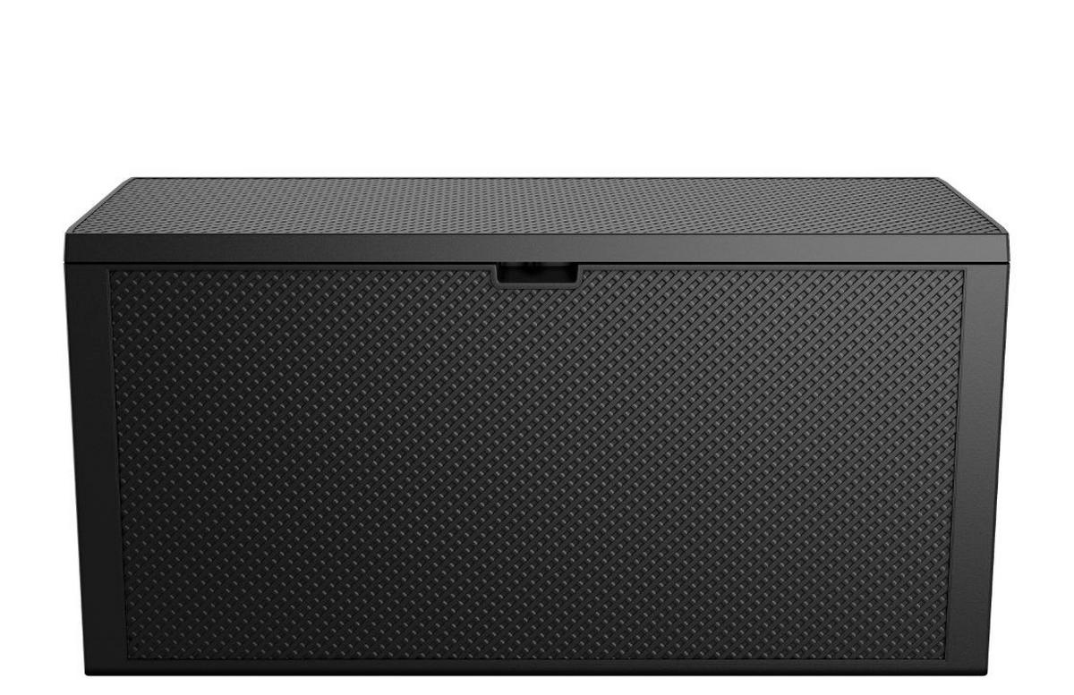 BEDNA NA POLŠTÁŘE EMILIA - barvy grafitu, Moderní, plast (118/57/45cm)