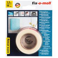 Szerelőszalag Extra Erős - fehér, műanyag (1,9/150cm) - Suki