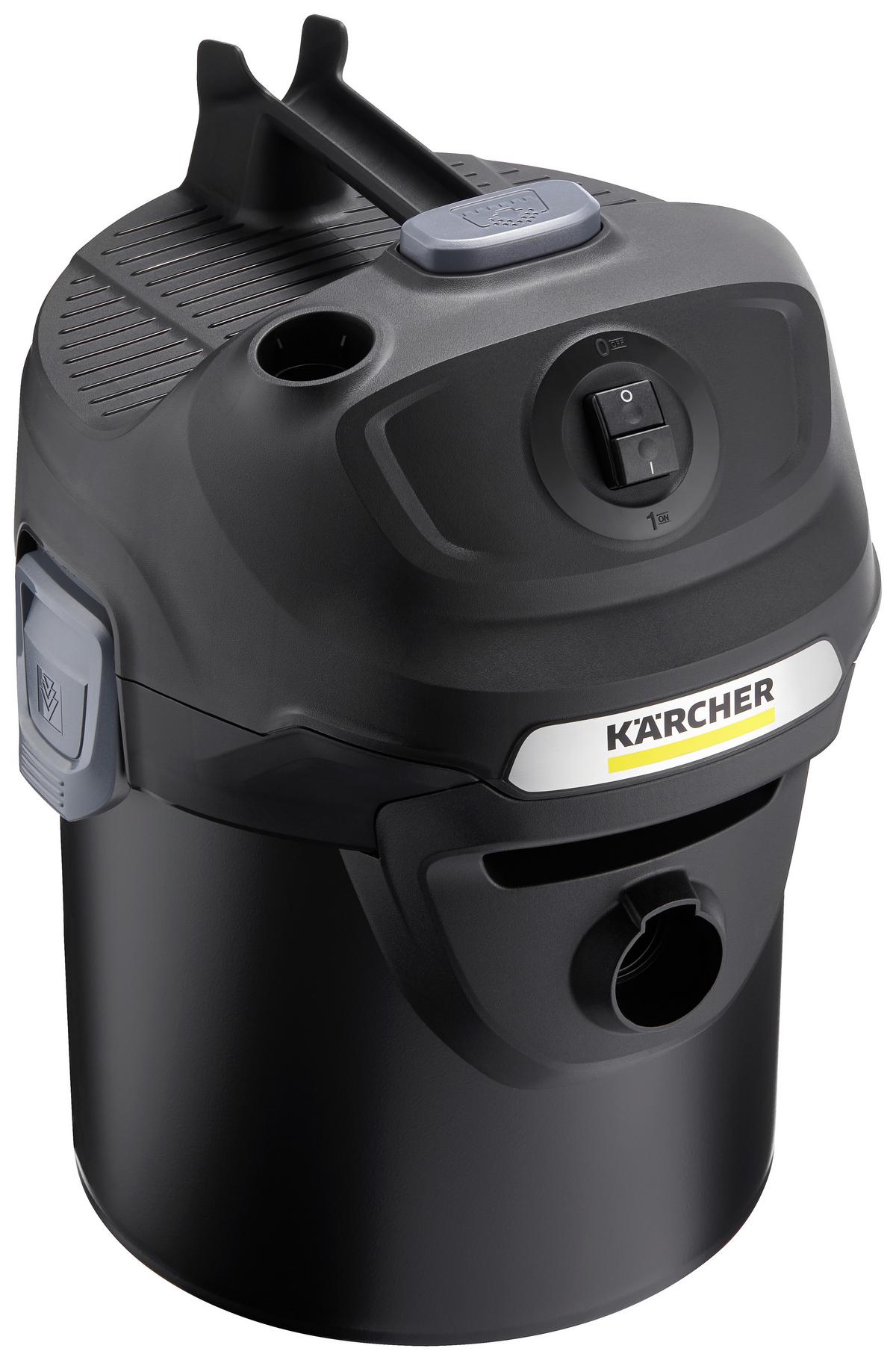 Aschesauger Mit Filterreinigungssystem 600 W - Schwarz, MODERN, Kunststoff (38/33,8/47,8cm) - Kärcher