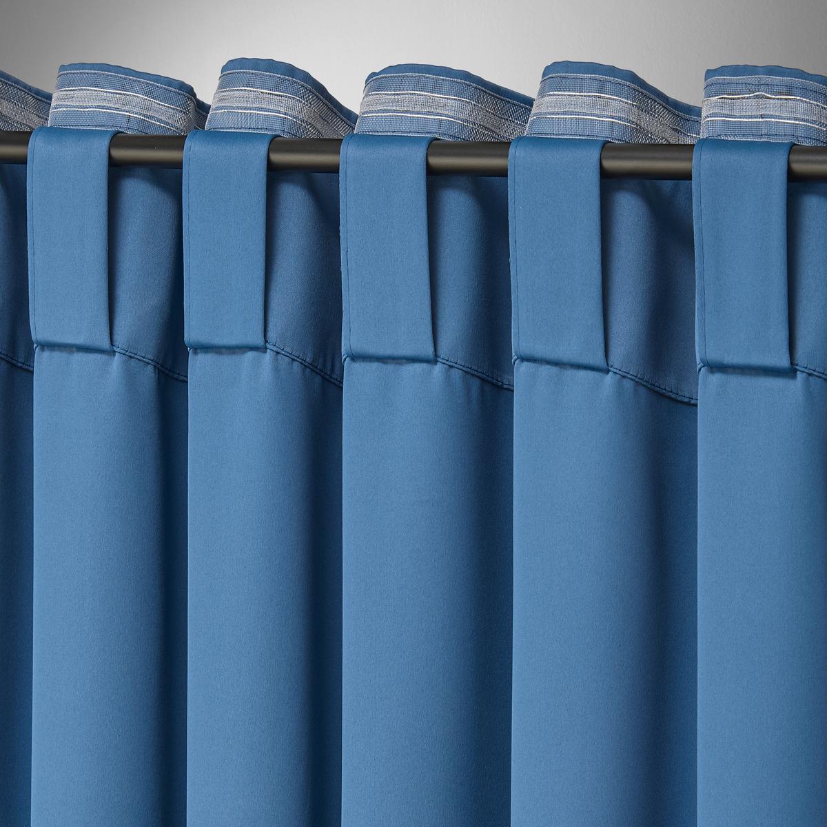 Zatemňovací závěs Riccardo, 140/245cm, modrá - modrá, Moderní, textil (140/245cm) - Premium Living