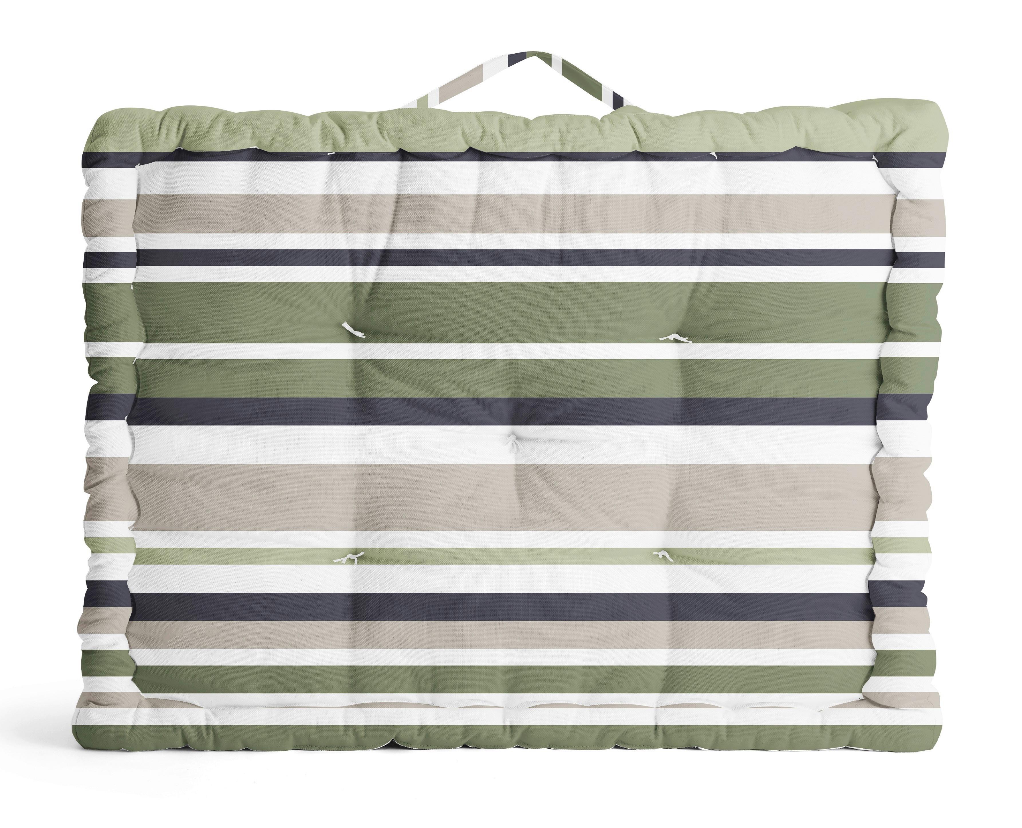 Poduška Na Paletu Chris, 60/80/12cm - vícebarevná, Konvenční, textil (60/80/12cm) - Modern Living
