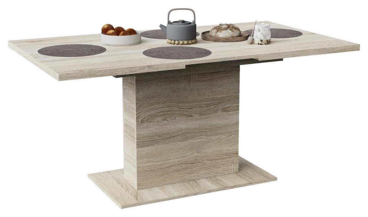 Kihúzható Étkezőasztal Corina - Modern, faalapú anyag (160-200/75,9/90cm)