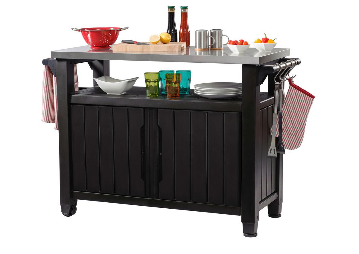 ZAHRADNÍ ODKLÁDACÍ STOLEK UNITY XL - Moderní (134/52/90cm) - Keter