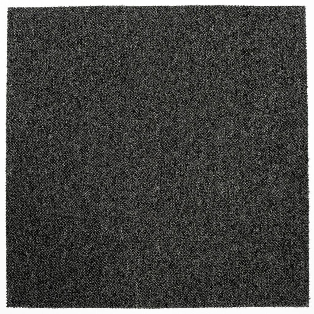 Teppichfliese Anthrazit Astra 50x50 cm Florhöhe 3 mm