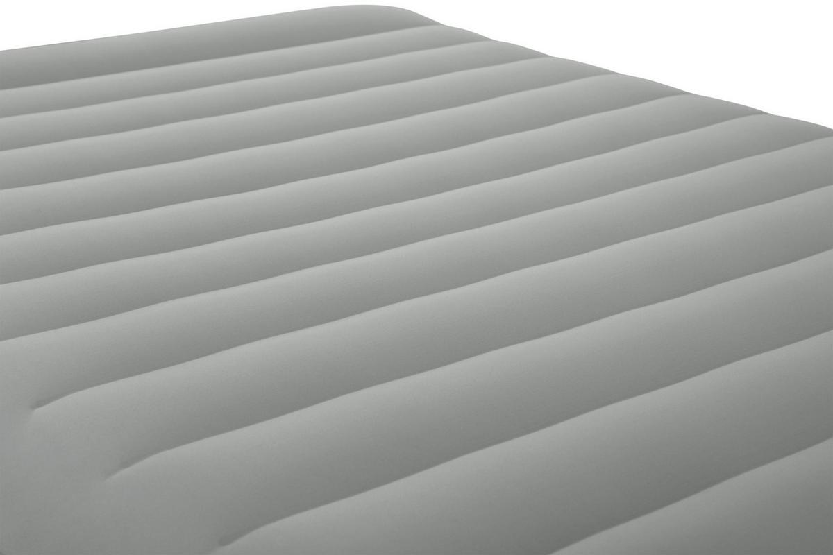 Luftbett Michael 203x152x36 Cm Bis 350kg, Inkl. Pumpe - Grau/Hellblau, KONVENTIONELL, Kunststoff/Metall (203/152/36cm) - Bestway