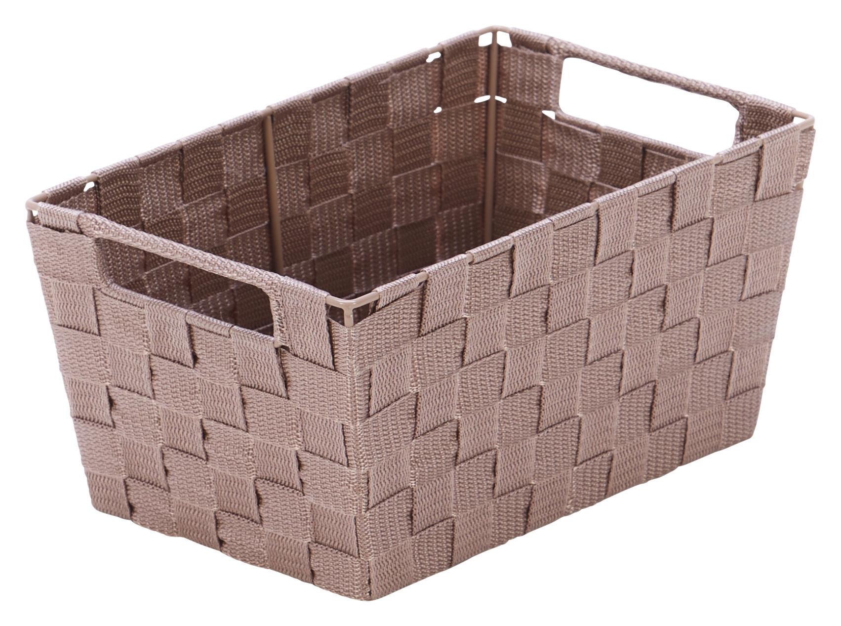 Regalkorb Carolyn 32x20 cm Hellbraun Kunststoff - Hellbraun, Basics, Kunststoff (32/15/20cm) - Ondega