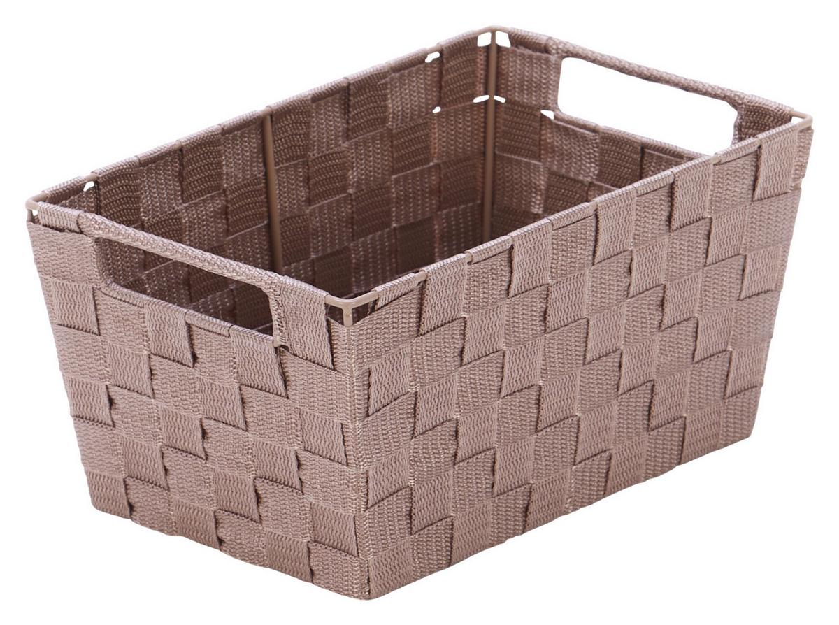 Regalkorb Carolyn 32x20 cm Hellbraun Kunststoff - Hellbraun, Basics, Kunststoff (32/15/20cm) - Ondega
