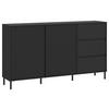 Kommode Avenale Anthrazit B: 157,8 Cm - Anthrazit/Schwarz, Trend, Holzwerkstoff (157,8/91,6/40cm)