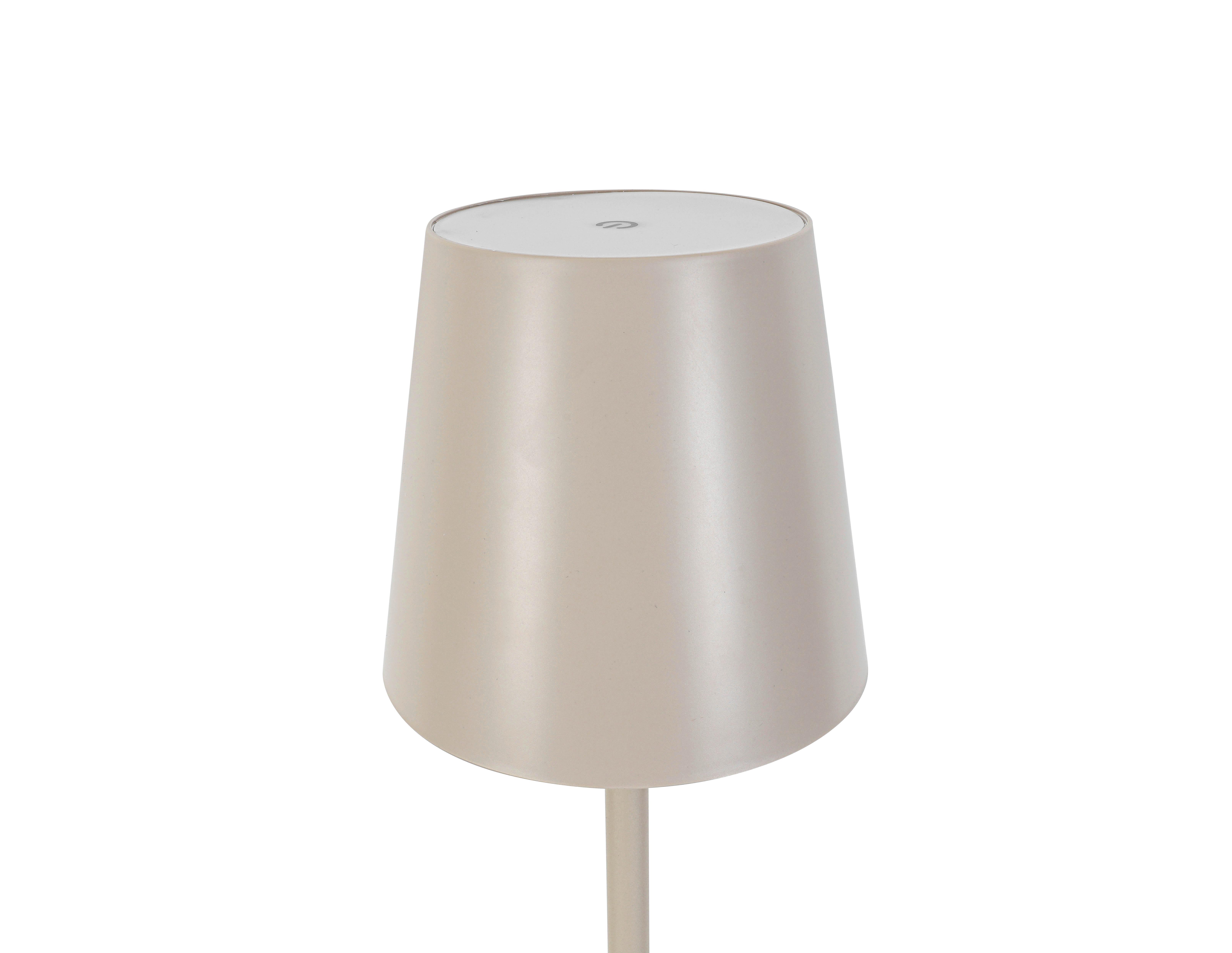 VENKOVNÍ LED SVÍTIDLO AUSI - pískové barvy, Moderní, kov/plast (22/130cm) - Mömax