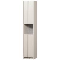Garderobenschrank Basu Hellgrau B: 40 cm - Hellgrau, Design, Holz (40/210/42cm) - Livetastic