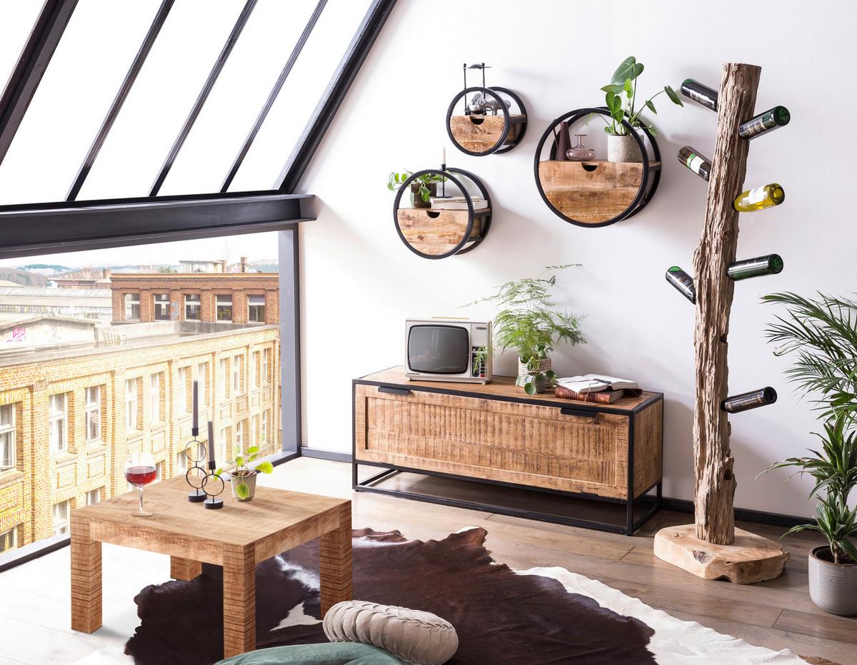 Couchtisch Naturfarben B: 60 Cm - Naturfarben, Design, Holz (60/60/40cm) - Livetastic