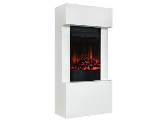 Elektrokamin Enko - Schwarz/Weiß, MODERN, Glas/Holzwerkstoff (60/120/28cm) Elektrokamin Enko - Schwarz/Weiß, MODERN, Glas/Holzwerkstoff (60/120/28cm)