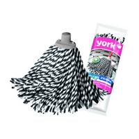 Pótfelmosófej York - fekete, műanyag/textil (12/37/8cm)