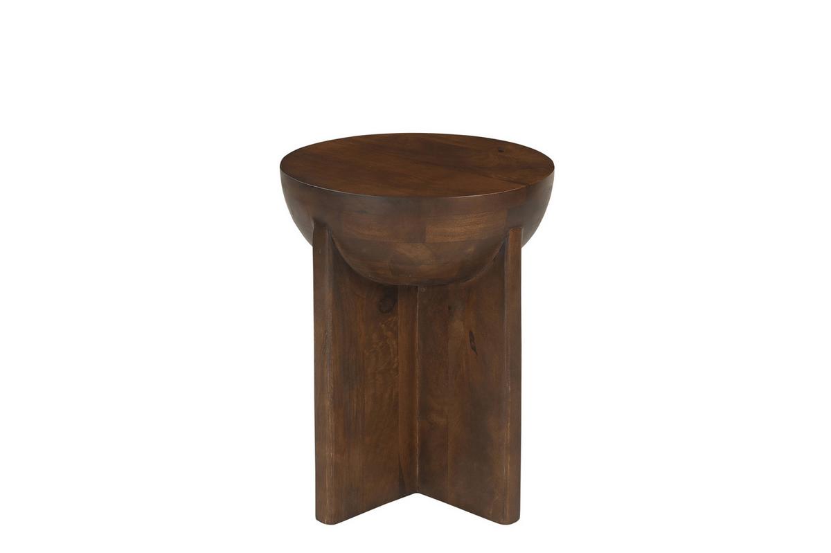 Beistelltisch Braun B: 40 cm - Braun, Design, Holz (40/40/50cm) - MID.YOU