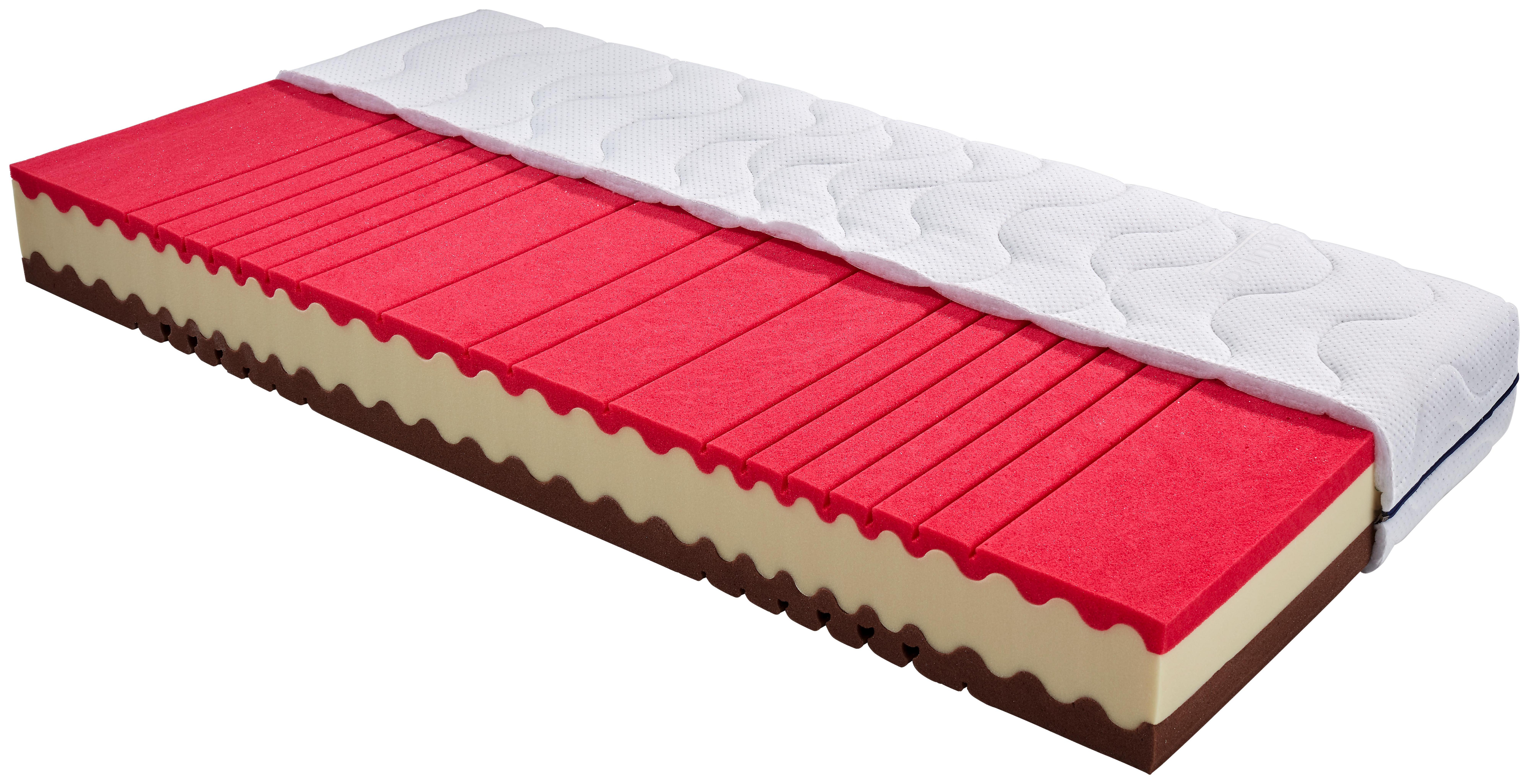 Matratze Jana - Weiß, Textil (90/200cm) - Primatex