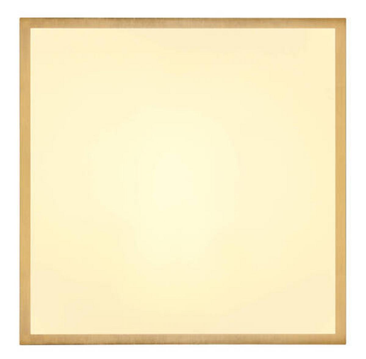 Led-deckenleuchte 12382-22 - Messingfarben/Opal, KONVENTIONELL, Kunststoff/Metall (35/35/3cm) - Globo