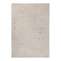 Webeppich  Hillmar Olsson Creme 140x200 cm - Creme, Design, Textil (140/200cm) - WECON HOME