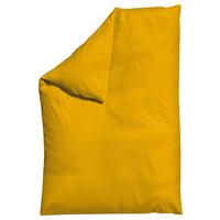 Bettdeckenbezug Woven Satin - Currygelb, Basics, Textil (135-140/200cm) - Schlafgut