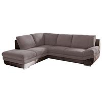 Wohnlandschaft In L-form Nardo 221x264 Cm - Taupe/Chromfarben, MODERN, Textil (221/264cm) - MID.YOU