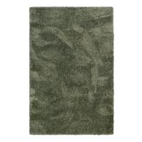 Teppich Läufer Olivgrün Yogi 80x400 cm - Olivgrün, KONVENTIONELL, Textil (80/400cm) - Esprit