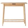 Konsolentisch Noble 2165002 - Naturfarben/Nickelfarben, ROMANTIK / LANDHAUS, Holz (90/35/80cm) - MID.YOU