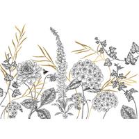 Fototapete Rsx8-054 Bumble Bee - Goldfarben/Schwarz, Trend (400/280cm)