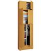Mehrzweckschrank Lona XXL Buche Dekor BxH: 70x240 cm - Buchefarben/Schwarz, MODERN, Holzwerkstoff (70/240/39cm) - MID.YOU