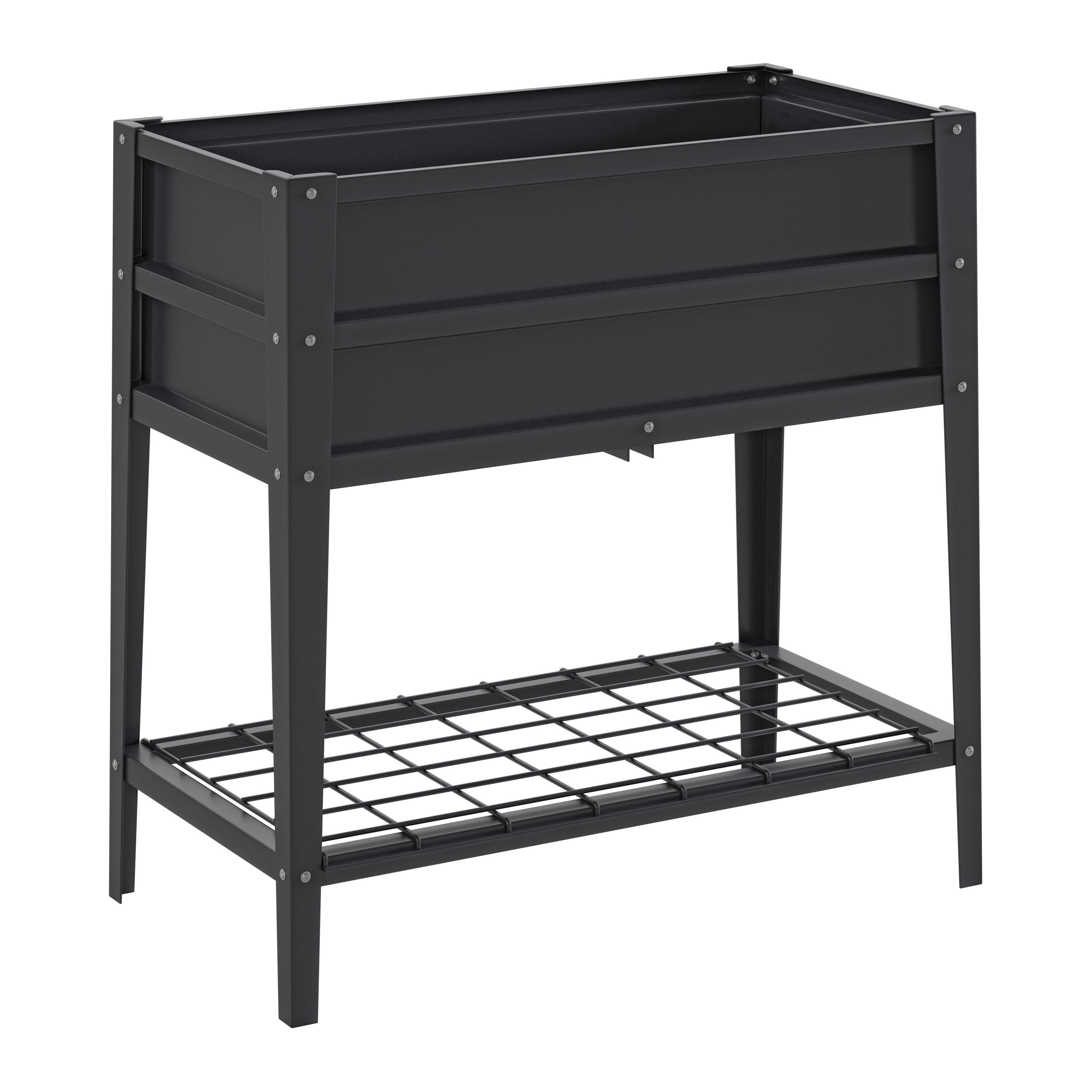 Hochbeet Robus - Anthrazit, MODERN, Metall (80/80/40cm) - Luca Bessoni