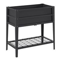 Hochbeet Robus - Anthrazit, MODERN, Metall (80/80/40cm) - Luca Bessoni