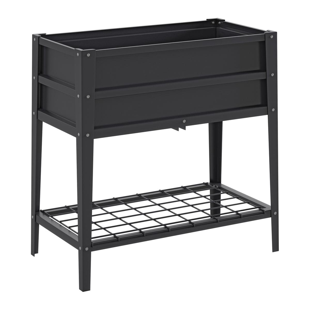 Hochbeet Robus - Anthrazit, MODERN, Metall (80/80/40cm) - Luca Bessoni