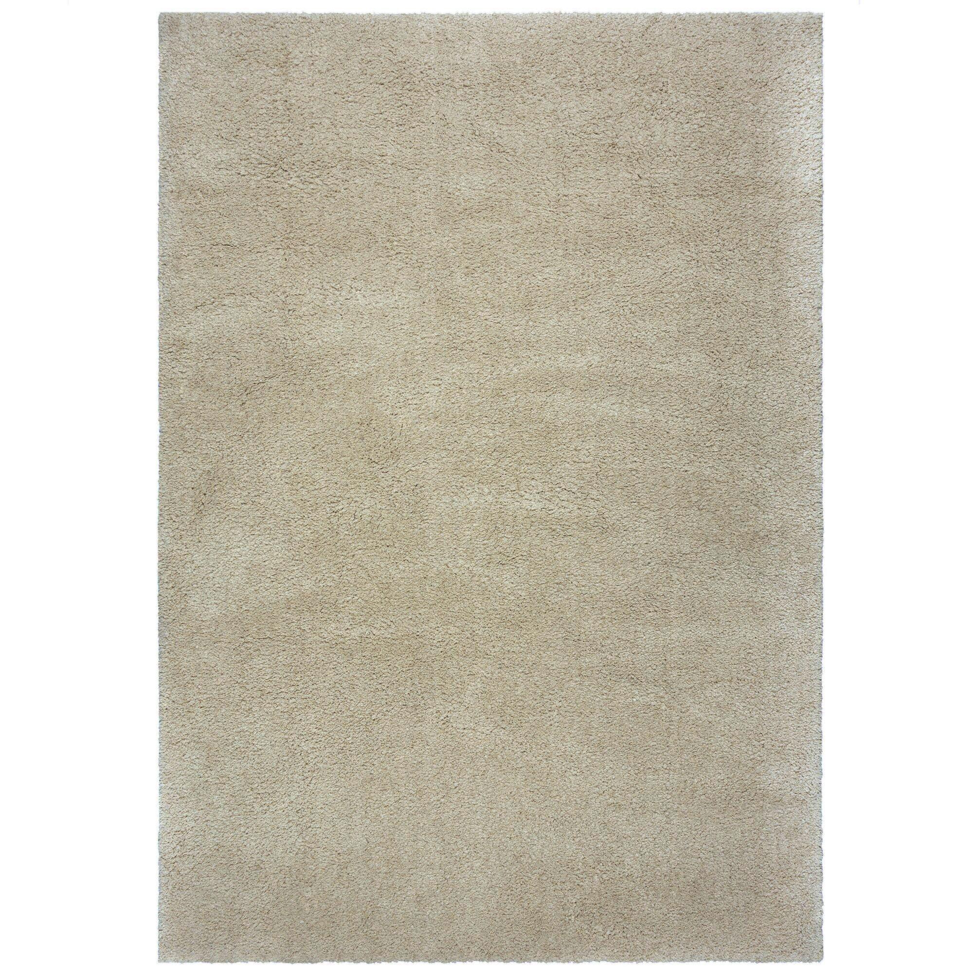 Shaggy Waschbar Beige 160x230 - Beige, Basics, Textil (160/230cm)
