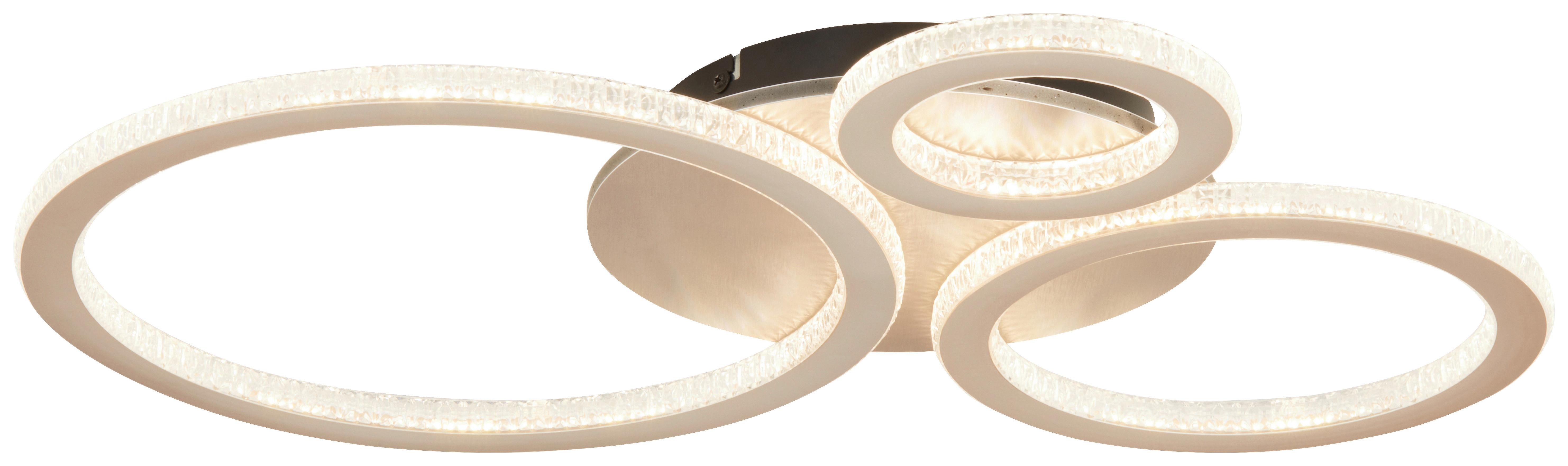 Led-deckenleuchte, 4000k Rivo - Champagner, MODERN, Kunststoff/Metall (61,5/40/6cm)