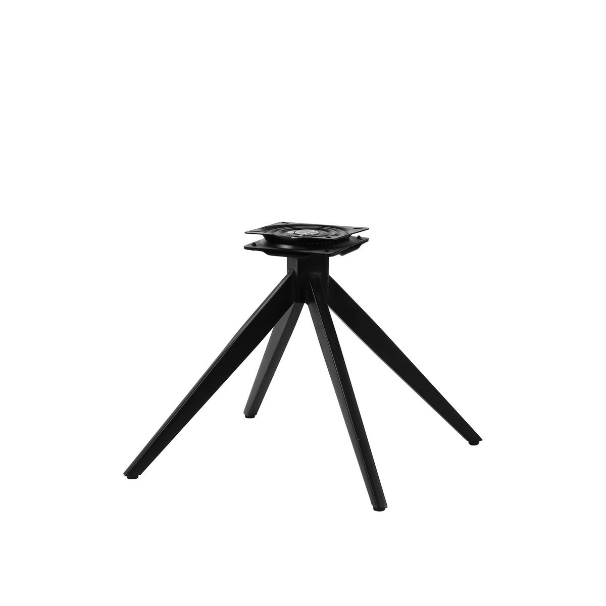 ARMLEHNSTUHL Schwarz/Grau B: 65,5cm - Schwarz/Grau, MODERN, Textil/Metall (65,5/84,5/66cm) - MID.YOU