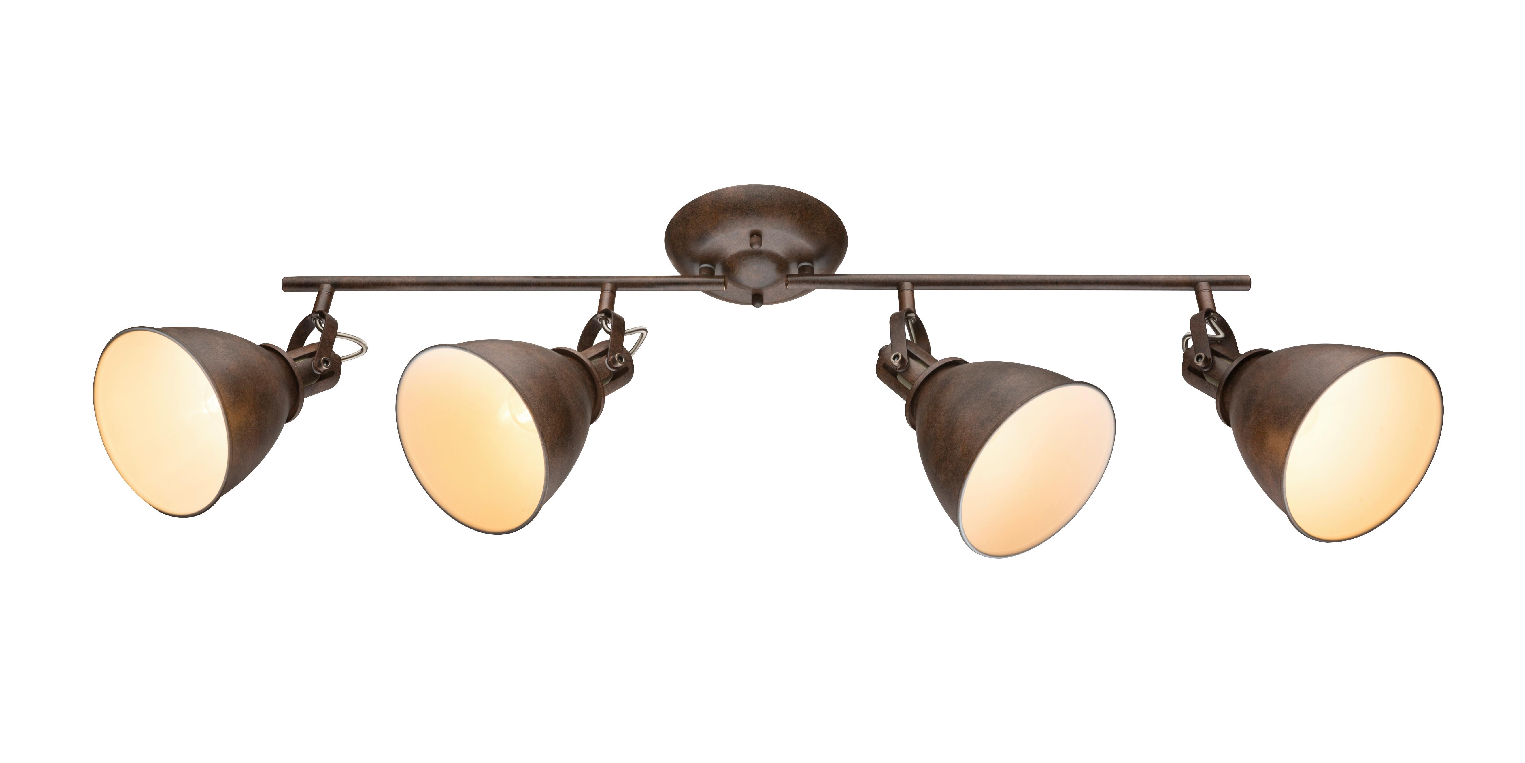 Strahler 54647-4 - Rostfarben, LIFESTYLE, Metall (80/15/20cm) - Globo