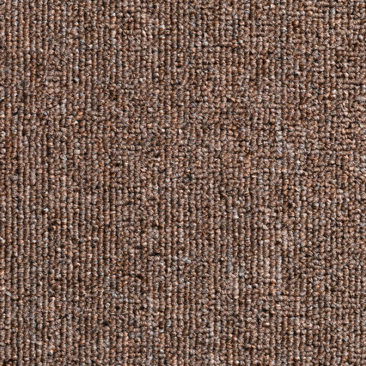 Teppichfliese Braun Astra 50x50 Cm Florhöhe 3 Mm - Braun, Basics, Textil (50/50cm)