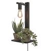 Wandleuchte Flores/W52/B - Schwarz, Trend (30/18/52cm) - Good & Mojo