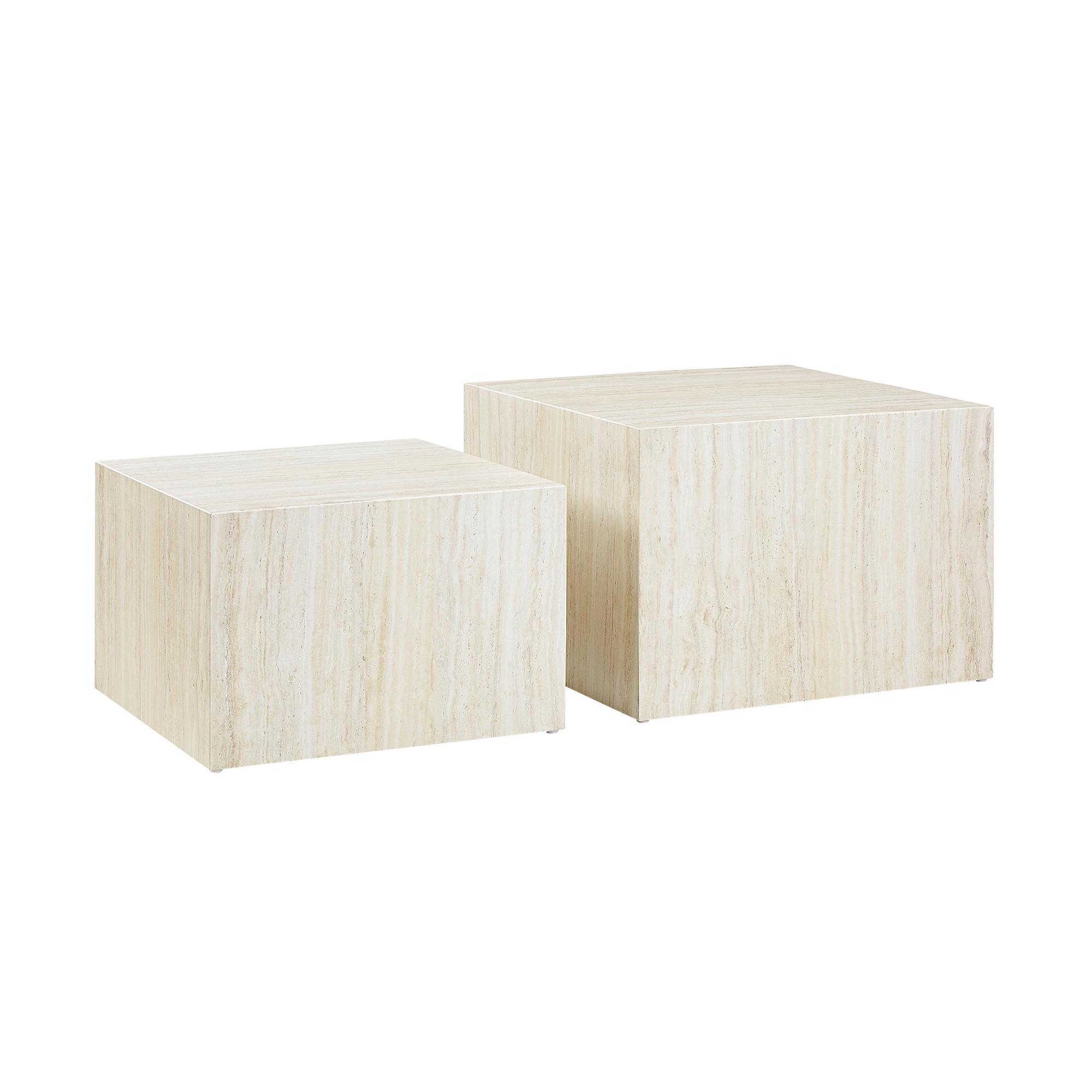 Couchtischset 2-teilig Beige