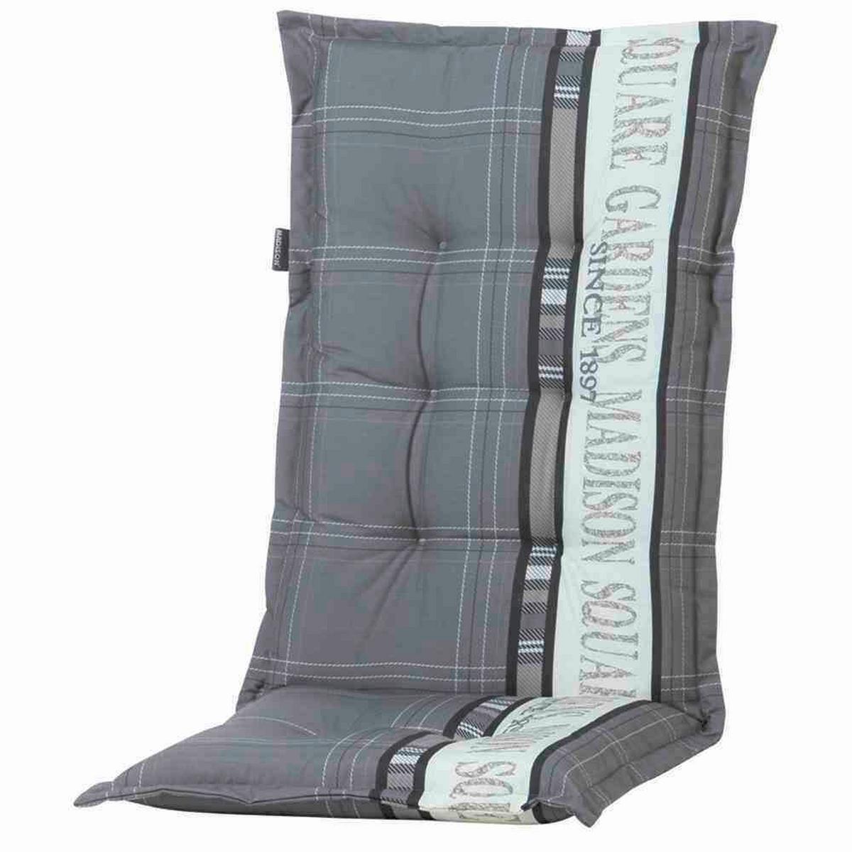 Gartentischgruppe Tampa+faro Set 9tlg.gard. - Weiß/Grau, MODERN, Kunststoff/Textil (90/90/140cm) - Gardenson