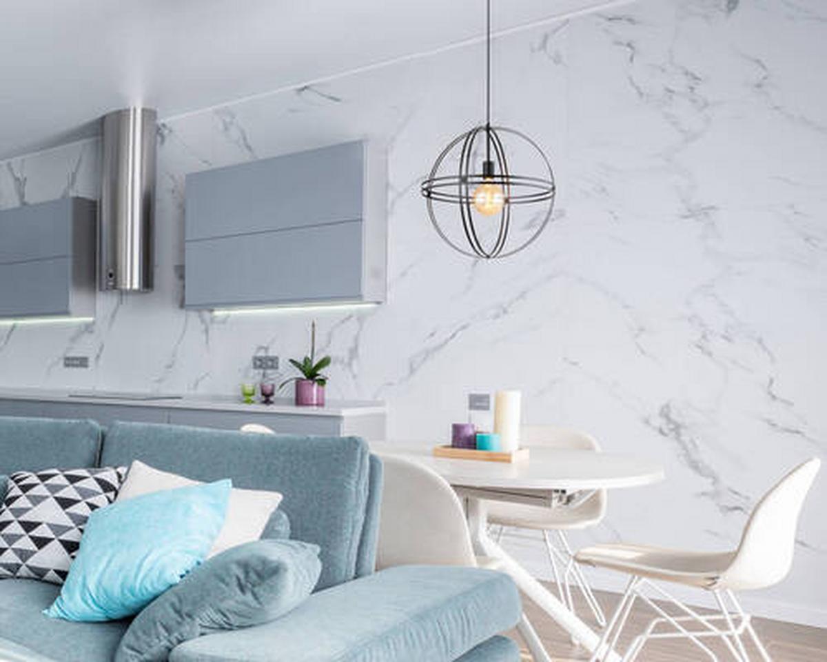 Hängeleuchte 15639h3 - Schwarz, Design, Metall (50/120cm) - Globo