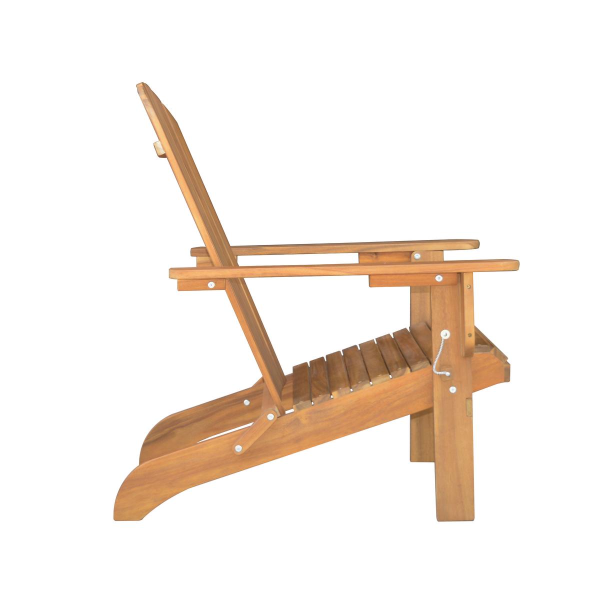 Garten-Relaxsessel Holz, Akazie - Akaziefarben, Basics, Holz (84/69/93cm) - Prestige Home