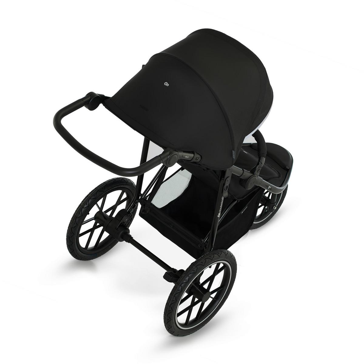 Jogger Helsi 2 B/H/T: 61,5x71-113x126cm - Schwarz, Basics, Metall (61.5/71-113/126cm) - Kinderkraft