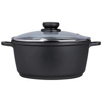 Kochtopf Madita - Transparent/Schwarz, Glas/Kunststoff (16/7,5cm) - James Wood