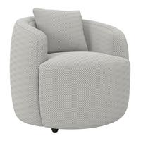 Sessel Pina - Beige/Schwarz, MODERN, Textil (81/74/81cm)