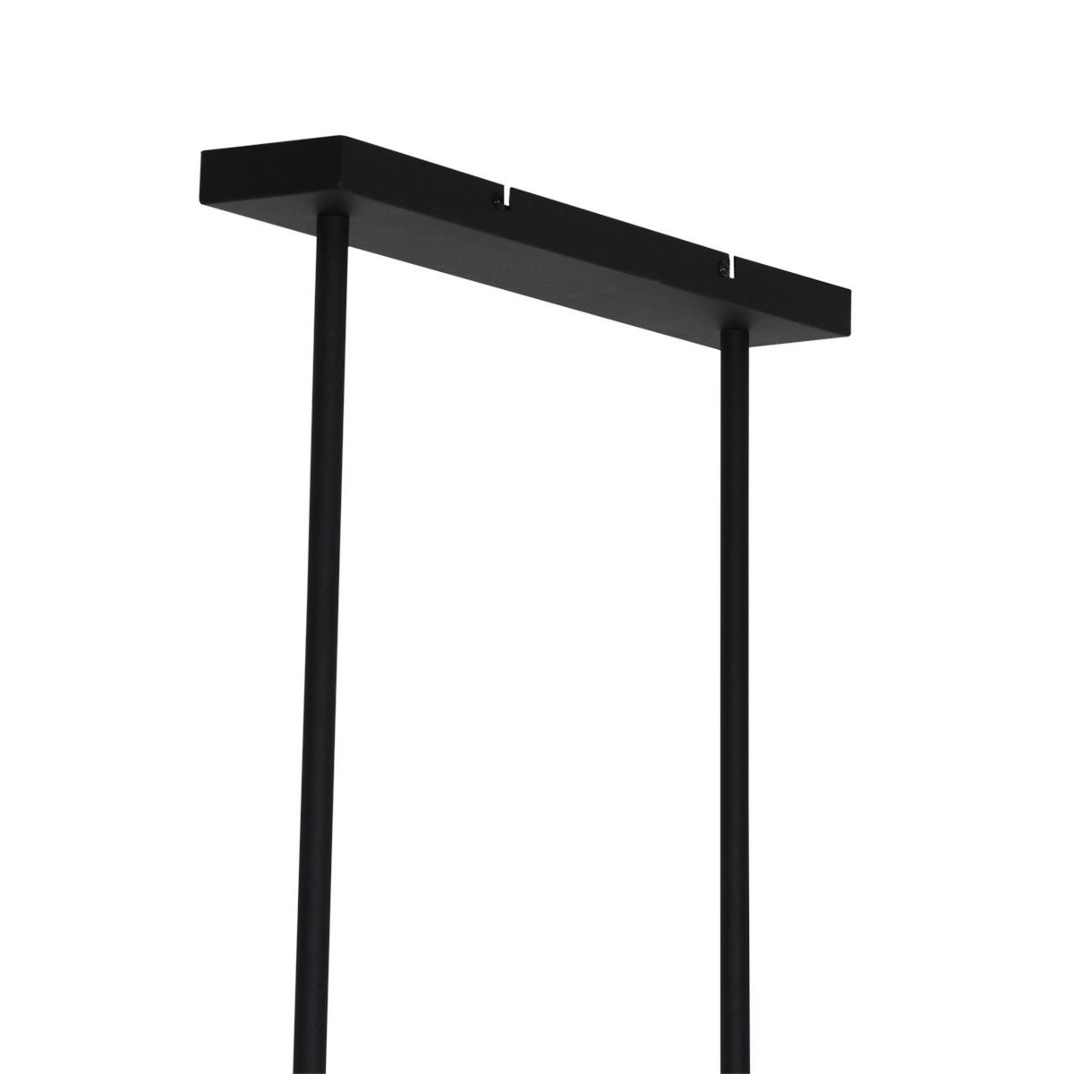 Pendelleuchte Buckley - Schwarz, Trend, Metall (20/120/140cm)