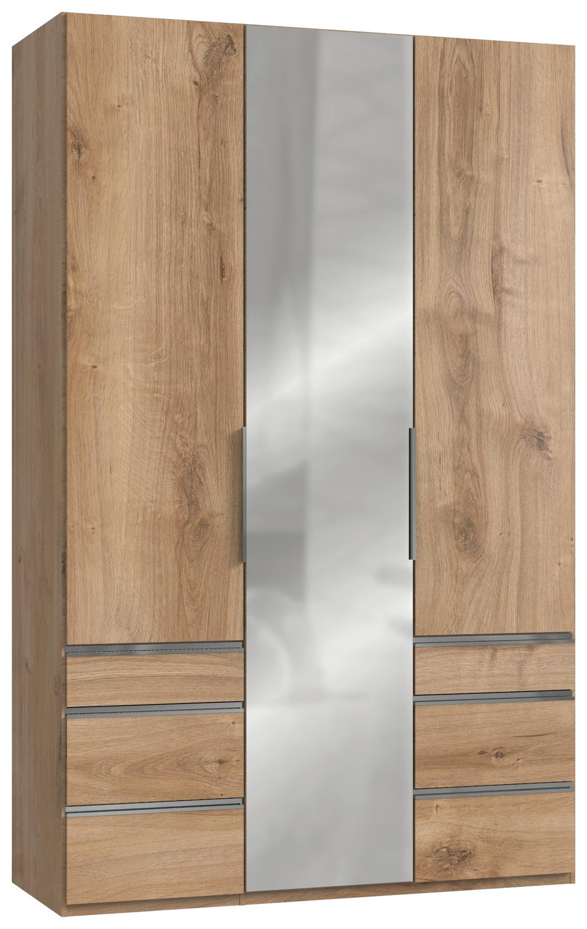 Drehtürenschrank Mit Laden B: 150 Cm Level, Eiche Dekor - Eichefarben, MODERN, Holzwerkstoff (150/236/58cm) - MID.YOU